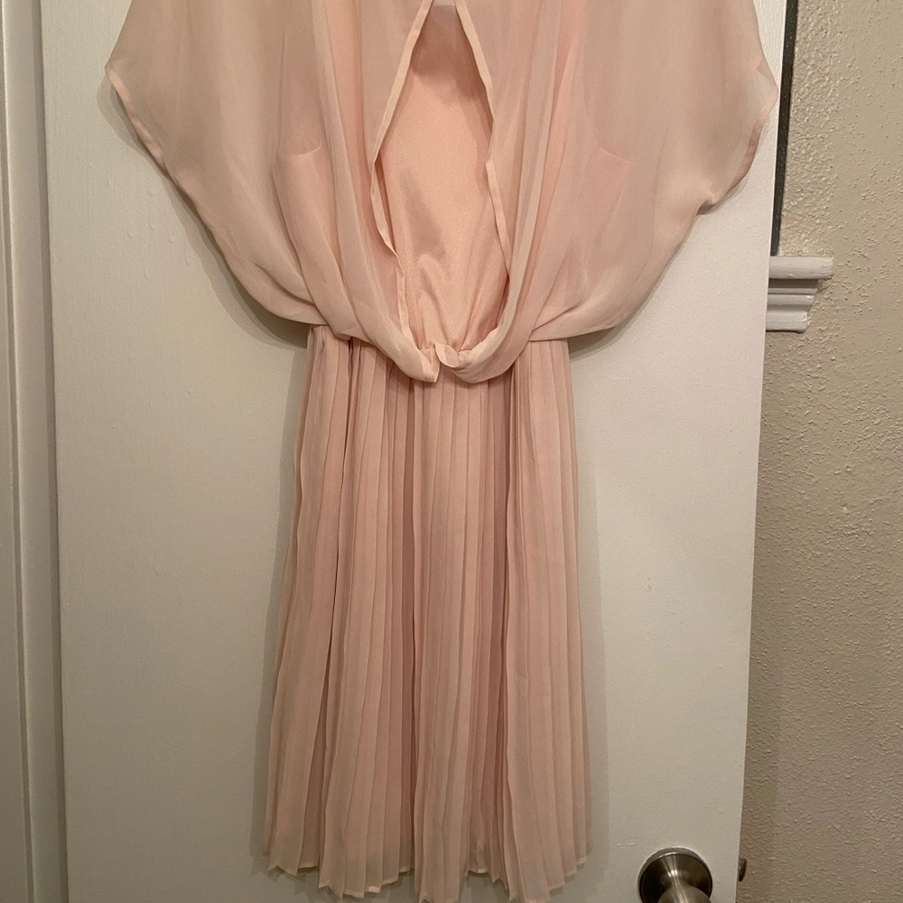 Light pink mini dress